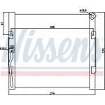 Nissens Συμπυκνωτής, σύστ. Κλιματισμού - 94289