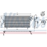 Nissens Συμπυκνωτής, σύστ. Κλιματισμού - 94299