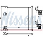 Nissens Συμπυκνωτής, σύστ. Κλιματισμού - 94302