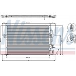 Nissens Συμπυκνωτής, σύστ. Κλιματισμού - 94308