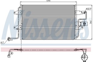 Nissens Συμπυκνωτής, σύστ. Κλιματισμού - 94310