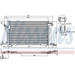 Nissens Συμπυκνωτής, σύστ. Κλιματισμού - 94313