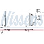 Nissens Συμπυκνωτής, σύστ. Κλιματισμού - 94321