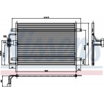 Nissens Συμπυκνωτής, σύστ. Κλιματισμού - 94323