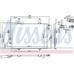 Nissens Συμπυκνωτής, σύστ. Κλιματισμού - 94324