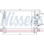 Nissens Συμπυκνωτής, σύστ. Κλιματισμού - 94336