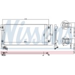 Nissens Συμπυκνωτής, σύστ. Κλιματισμού - 94341