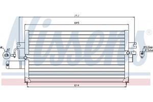 Nissens Συμπυκνωτής, σύστ. Κλιματισμού - 94427