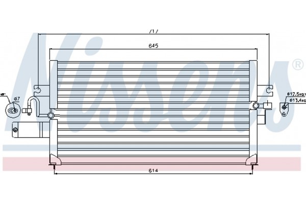 Nissens Συμπυκνωτής, σύστ. Κλιματισμού - 94427