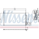 Nissens Συμπυκνωτής, σύστ. Κλιματισμού - 94432