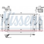 Nissens Συμπυκνωτής, σύστ. Κλιματισμού - 94439