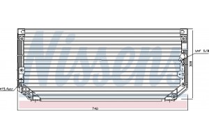 Nissens Συμπυκνωτής, σύστ. Κλιματισμού - 94515