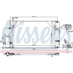 Nissens Συμπυκνωτής, σύστ. Κλιματισμού - 94525