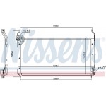 Nissens Συμπυκνωτής, σύστ. Κλιματισμού - 94530