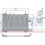 Nissens Συμπυκνωτής, σύστ. Κλιματισμού - 94534