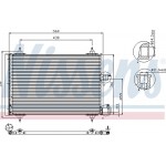 Nissens Συμπυκνωτής, σύστ. Κλιματισμού - 94542