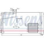 Nissens Συμπυκνωτής, σύστ. Κλιματισμού - 94545