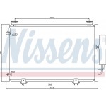 Nissens Συμπυκνωτής, σύστ. Κλιματισμού - 94581