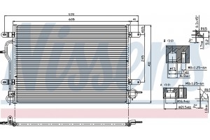 Nissens Συμπυκνωτής, σύστ. Κλιματισμού - 94583
