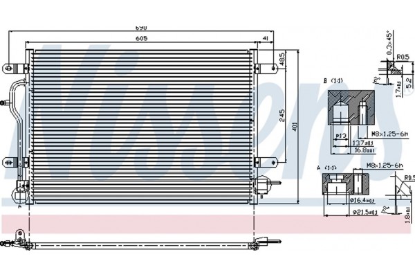 Nissens Συμπυκνωτής, σύστ. Κλιματισμού - 94583