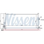 Nissens Συμπυκνωτής, σύστ. Κλιματισμού - 94589