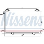 Nissens Συμπυκνωτής, σύστ. Κλιματισμού - 94590
