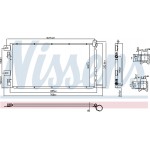 Nissens Συμπυκνωτής, σύστ. Κλιματισμού - 94591