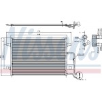 Nissens Συμπυκνωτής, σύστ. Κλιματισμού - 94592
