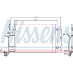 Nissens Συμπυκνωτής, σύστ. Κλιματισμού - 94593
