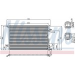 Nissens Συμπυκνωτής, σύστ. Κλιματισμού - 94597