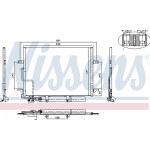 Nissens Συμπυκνωτής, σύστ. Κλιματισμού - 94614