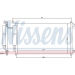 Nissens Συμπυκνωτής, σύστ. Κλιματισμού - 94621
