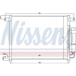 Nissens Συμπυκνωτής, σύστ. Κλιματισμού - 94641