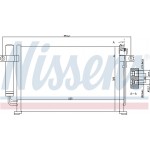 Nissens Συμπυκνωτής, σύστ. Κλιματισμού - 94647
