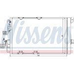 Nissens Συμπυκνωτής, σύστ. Κλιματισμού - 94650