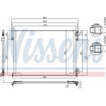 Nissens Συμπυκνωτής, σύστ. Κλιματισμού - 94671