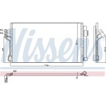 Nissens Συμπυκνωτής, σύστ. Κλιματισμού - 94674