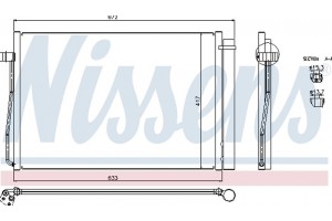 Nissens Συμπυκνωτής, σύστ. Κλιματισμού - 94679