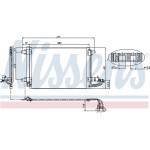Nissens Συμπυκνωτής, σύστ. Κλιματισμού - 94684
