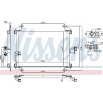 Nissens Συμπυκνωτής, σύστ. Κλιματισμού - 94700
