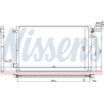 Nissens Συμπυκνωτής, σύστ. Κλιματισμού - 94717