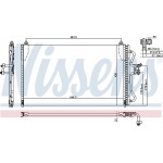 Nissens Συμπυκνωτής, σύστ. Κλιματισμού - 94731