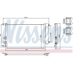 Nissens Συμπυκνωτής, σύστ. Κλιματισμού - 94746
