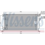 Nissens Συμπυκνωτής, σύστ. Κλιματισμού - 94748