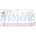 Nissens Συμπυκνωτής, σύστ. Κλιματισμού - 94759