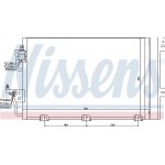 Nissens Συμπυκνωτής, σύστ. Κλιματισμού - 94767