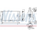 Nissens Συμπυκνωτής, σύστ. Κλιματισμού - 94785