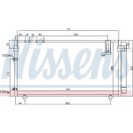 Nissens Συμπυκνωτής, σύστ. Κλιματισμού - 94795