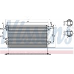 Nissens Συμπυκνωτής, σύστ. Κλιματισμού - 94856