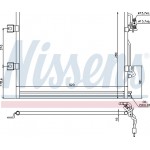 Nissens Συμπυκνωτής, σύστ. Κλιματισμού - 94858